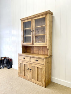 A 19th Century Pine Bookcase Cabinet or Hutch