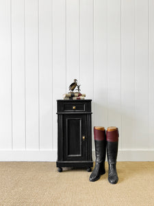 An Ebonized Antique Nightstand c1890