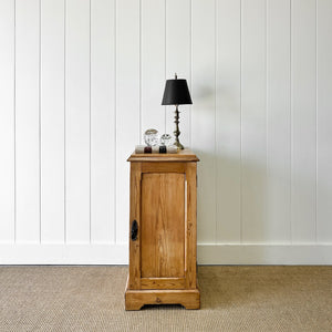 A Charming Pine Nightstand c1890