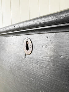An English Pine Ebonized Blanket Box
