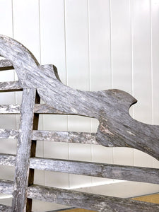 A Stylish English Teak Garden Bench