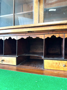 An Early 19th Century Mahogany English Secretary Bookcase