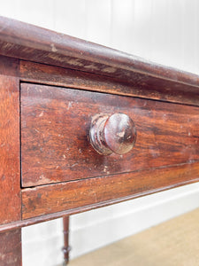 An English Country Mahogany Pembroke Drop Leaf Table