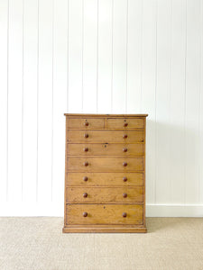 An English Pine Chest of Drawers