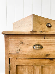 An Antique English Pine Sideboard c1890