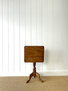 An Antique English Birch Tilt-top Table
