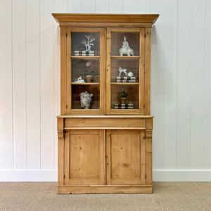 A Early 19th Century English Pine Bookcase