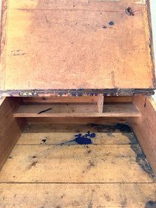 An English Pine Mobile Desk c1890