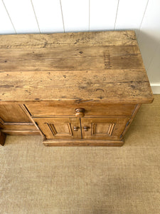 An English Country Pine Buffet or Sideboard