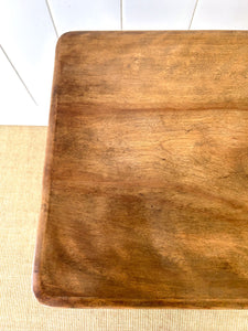 An Antique English Birch Tilt-top Table