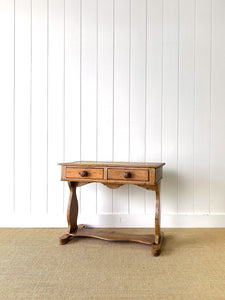 A Pine Washstand or Console Table