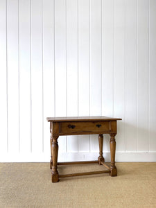 An Ancient English Pine Lowboy c1780