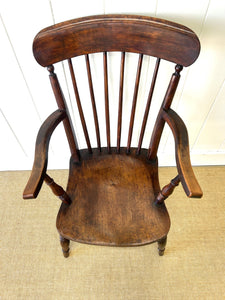 A 19th Century Elm & Beech Armchair