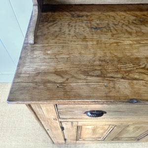 A Large Rustic Charming Pine Welsh Dresser or Cupboard