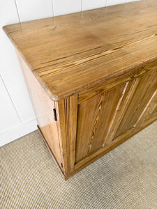 An Antique English Pine Pantry Cupboard