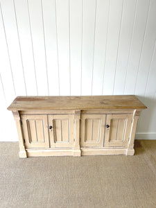 An Antique English Oak Sideboard