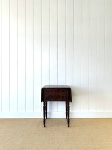 Charming English Georgian Mahogany Nightstand or Sidetable