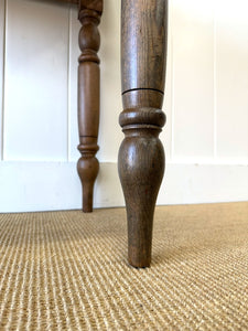 An Antique French Country Pine Side Table or Nightstand c1890