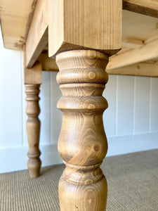 An English Country Pine 6ft Dining Table