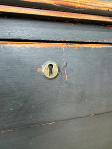 A Wonderful Large Ebonized Welsh Dresser or Cupboard