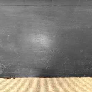 An English Country Ebonized Side Table