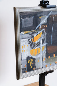 British School Abstract Painting (Night Boats)