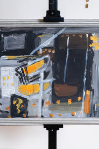 British School Abstract Painting (Night Boats)
