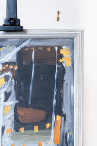 British School Abstract Painting (Night Boats)
