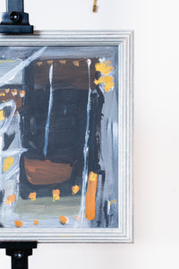 British School Abstract Painting (Night Boats)