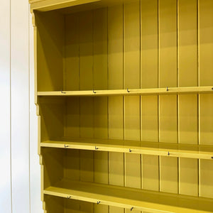A Sunny Yellow 19th Century Pine Welsh Kitchen Dresser or Hutch