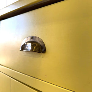 A Sunny Yellow 19th Century Pine Welsh Kitchen Dresser or Hutch