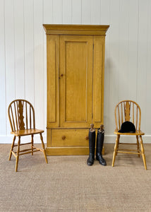 An English Country Painted Wardrobe c1890