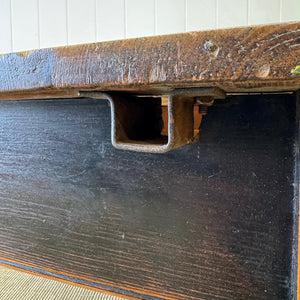 An Antique Rustic English Country Pine Coffee Table
