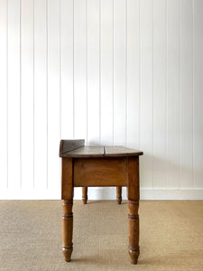 An Antique English Console Table or Work Table