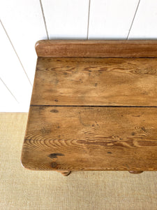 An Antique English Console Table or Work Table