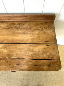 An Antique English Console Table or Work Table