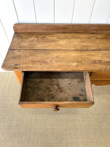 An Antique English Console Table or Work Table