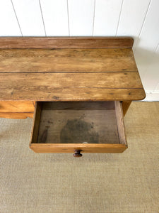 An Antique English Console Table or Work Table