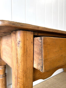 An Antique English Console Table or Work Table