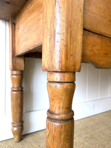 An Antique English Console Table or Work Table