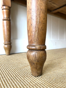 An Antique English Console Table or Work Table