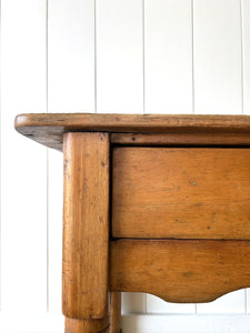 An Antique English Console Table or Work Table