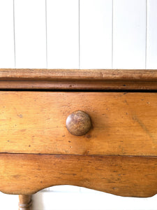 An Antique English Console Table or Work Table