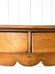 An Antique English Console Table or Work Table