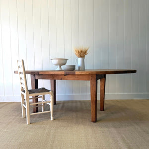 A Vintage Country Farmhouse Oval Oak 7ft Dining Table