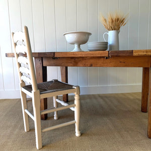 A Vintage Country Farmhouse Oval Oak 7ft Dining Table