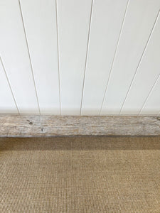 An Antique French Country Elm Bench Almost 10 Feet Long!