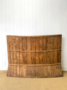 An English 19th Century Curved Bench or Settle
