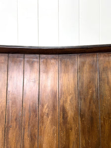 An English 19th Century Curved Bench or Settle