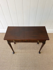 Antique English Mahogany Console Table Lowboy c1800